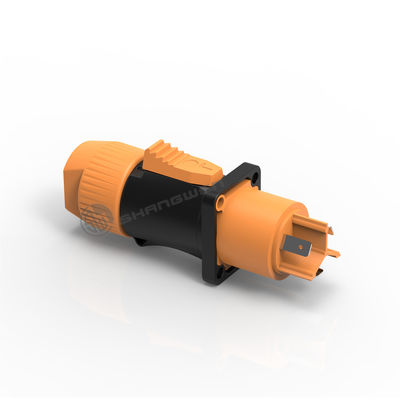Electrical Plastic Female Powercon Connector 3 Pin High Current Capacity