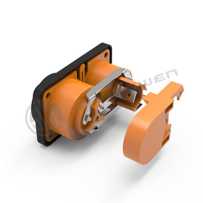 Ip65 Electrical Waterproof Power Connector Female Chassis Connector