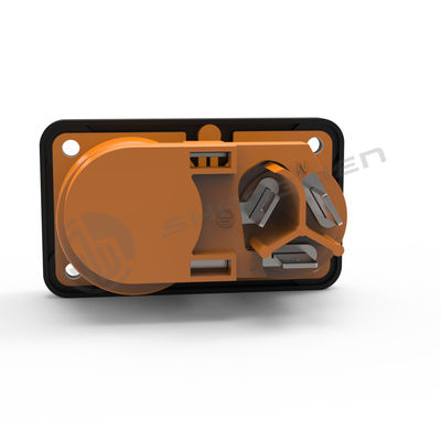 Ip65 Electrical Waterproof Power Connector Female Chassis Connector