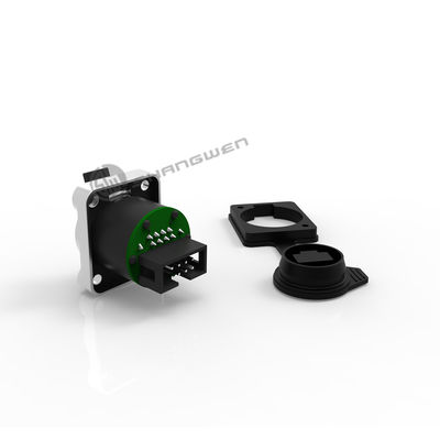 Rj45 Socket Outdoor 8 Pin Female Plug ethernet chassis connector CAT5\6