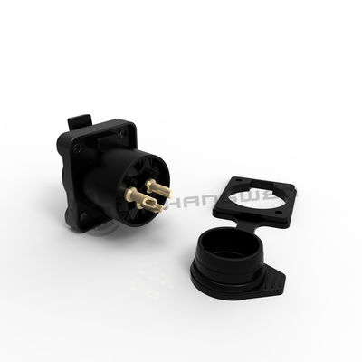 Mini XLR Female Connector Socket 3 Pin Connector Waterproof Outdoor