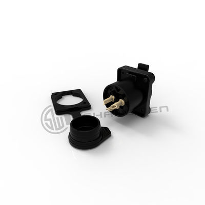 Mini XLR Female Connector Socket 3 Pin Connector Waterproof Outdoor