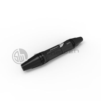 Indoor XLR Connector Black Shell Plating 5 Pin Audio Connector Male Plug
