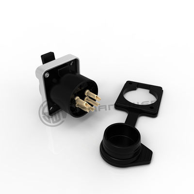 Waterproof 5 Pin XLR Connector IP65 Male Female Socket Connector