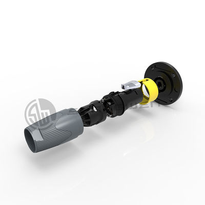 Audio Signal Loudspeaker Connector Female Plug 4 Pin Plastic Connector