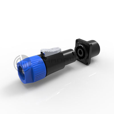 Chassis 4 Pin Speaker Male Connector Plastic D Shape Latch Lock