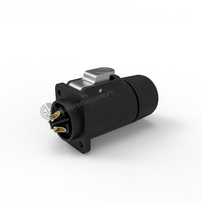 Female Powercon IP65 Waterproof 3 Core Connector Plastic Black