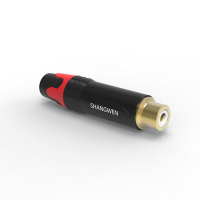 Waterproof RCA Audio Connector Electrical RCA Female Connector