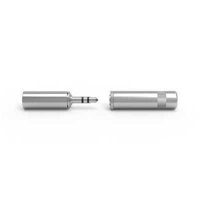 Audio Connector 3.5 Mm Jack Plug Male Straight Style With Through Hole