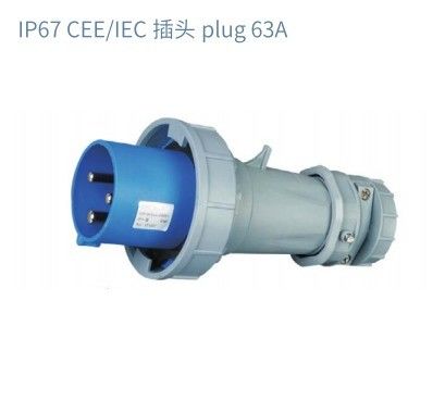 IP67 Rated Industrial Male and Female Plugs Waterproof Couplers for Outdoor LED Display Connections