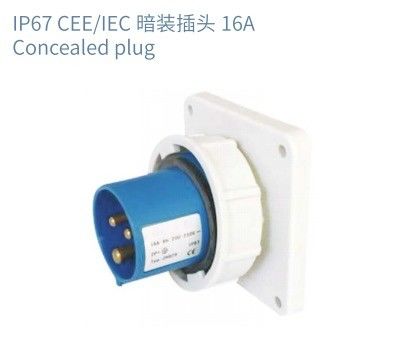 IP67 Rated Industrial Male and Female Plugs Waterproof Couplers for Outdoor LED Display Connections