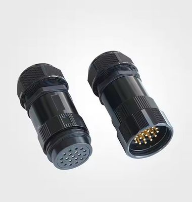 19-Pin Socapex Power Extension Cable Copper Electrical Plug Multipin Male Female Connectors