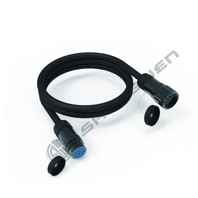 19-Pin Socapex Power Extension Cable Copper Electrical Plug Multipin Male Female Connectors