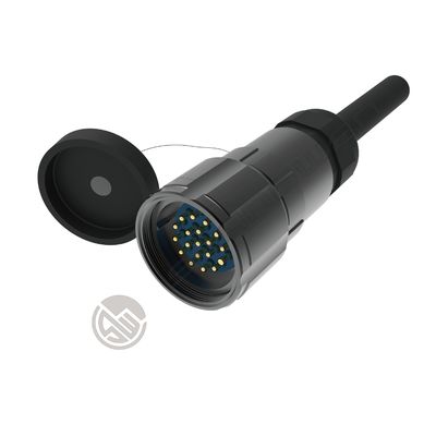 Powercon True1 Industrial Application IP67 Waterproof Male Connectors Split Cable Extension 6 Head Power Cord for Commercial