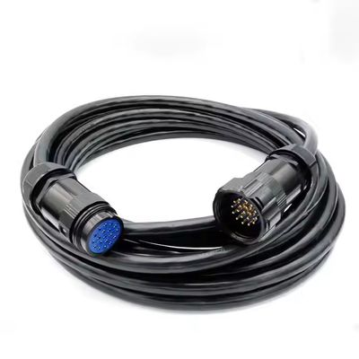 Custom 19-Pin Socapex Stage Lighting Extension Cable Copper Wire Connector Cord with SOCAPEX Processing for Power Application