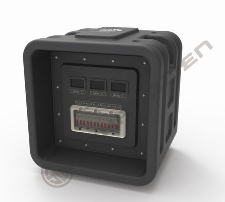 Stage Light Power Distribution Box 12 Channels 32A 5 Pin Style Waterproof