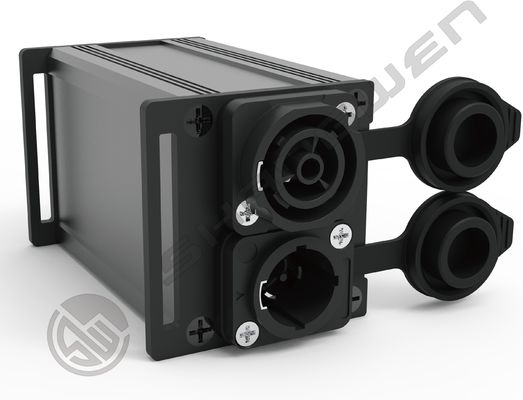 3MFX-TOP Breakout Box for Outdoor AC Electrical Applications Power Splitter Power Connector TRUE1 Output Powercon Socket