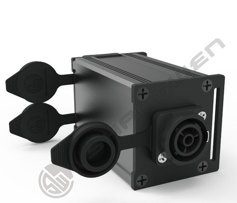 3MFX-TOP Breakout Box for Outdoor AC Electrical Applications Power Splitter Power Connector TRUE1 Output Powercon Socket