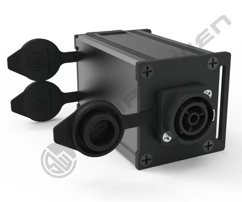 3MFX-TOP Breakout Box for Outdoor AC Electrical Applications Power Splitter Power Connector TRUE1 Output Powercon Socket