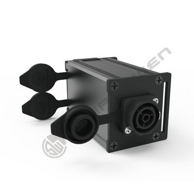 3MFX-TOP Breakout Box for Outdoor AC Electrical Applications Power Splitter Power Connector TRUE1 Output Powercon Socket