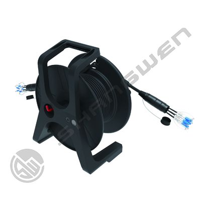 TPU Armored Jumper 4/6/8 Cores Outdoor Armored PDLC LC SC FC Singlemode TPU Waterproof 5mm Jumper Optical Fiber Extender LC-LC