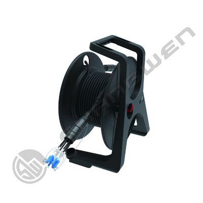 TPU Armored Jumper 4/6/8 Cores Outdoor Armored PDLC LC SC FC Singlemode TPU Waterproof 5mm Jumper Optical Fiber Extender LC-LC