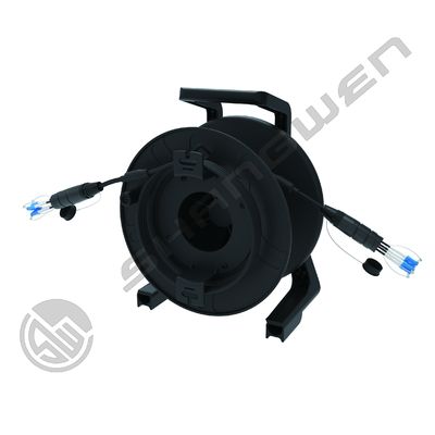 TPU Armored Jumper 4/6/8 Cores Outdoor Armored PDLC LC SC FC Singlemode TPU Waterproof 5mm Jumper Optical Fiber Extender LC-LC