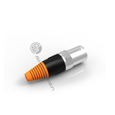 IP65 IP67 Waterproof RJ45 Male Connector Outdoor Ethernet Signal Plug with Metal Button and LED Display