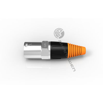 IP65 IP67 Waterproof RJ45 Male Connector Outdoor Ethernet Signal Plug with Metal Button and LED Display