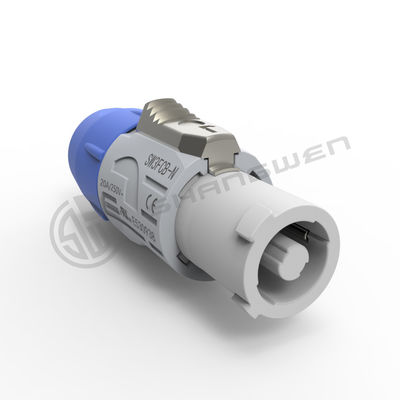 Industrial Electronics Accessories Female Powercon Audio Video Connector 3-Pin for Indoor IP44 LED Display Screen 20A Socket