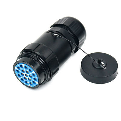 19-Core Male Female Aviation Plug Gold-Plated Copper 20A 19 Pin Socapex Connector for Stage Lighting Waterproof Connector