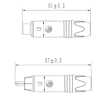 RCA Female Audio Connector 1000 MOhm Electrical Solder High Quality Product for Audio Wiring
