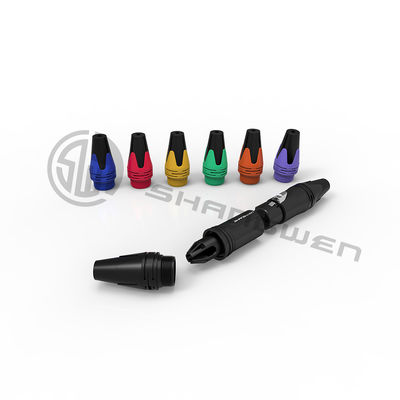 Indoor Audio XLR 5 Pin Male DMX Lighting Jack Black Gold Contacts Female/Male Plug Socket 5 Pin Xlr Connector