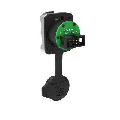 Outdoor Waterproof IP65 CAT5E 8P RJ45 Panel Mount Ethernet Network Cable Plug RJ45 Interface Socket Connector Connector