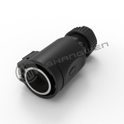 Outdoor IP67 Waterproof Metal Material Card Buckle 8P8C RJ45 Connectors 8 Core Male Signal Connector LED Display RJ45 Connector