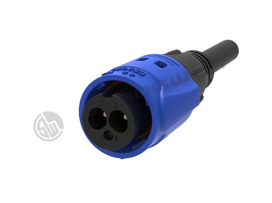 Power Cable M19 Series Input  Push-pull Self-locking Connection Industrial IP65 3 Pin Female Male Plug Power Connector