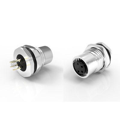 Factory Sales Industrial Circular Cable Green Electrical Wire M8 Ip67 Waterproof 4 Pin Connector