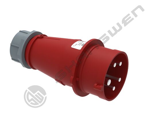 IP44 Industrial Male and Female Plug Couplers 16A 5P  IP44  Male Female Industrial Plug Socket Red