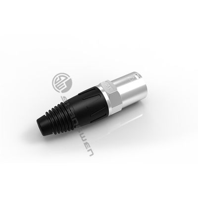 IP44 Ethernet Chassis Connector 8 Pin Male Rj45 Connector Signal