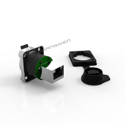 Ethernet 8 Pin Waterproof Connector Socket Connector nữ Rj45