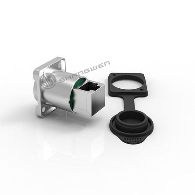 Điện chống nước Rj45 phụ nữ kết nối ngoài trời kết nối khung thép công nghiệp