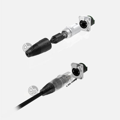 IP67 chống nước Rj45 Ethernet Connector Chassis Phụ nữ và nam sử dụng trong nhà