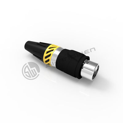 16A Wire XLR Connector 3 Pin Waterproof Ip65 Female Plug ngoài trời
