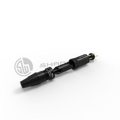 Mini 3 Pin Audio Connector Lightweight XLR Male Plug Connector