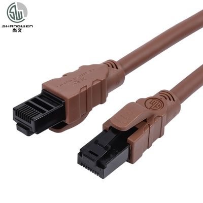 Cáp nối Ethernet mềm linh hoạt Cat6a Cat6 24awg Cáp UTP cấp kỹ thuật chống đông lạnh