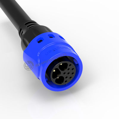M19 kết nối chống nước tự khóa Công nghiệp kết nối nữ 3 + 9 PinSignal điện tích hợp