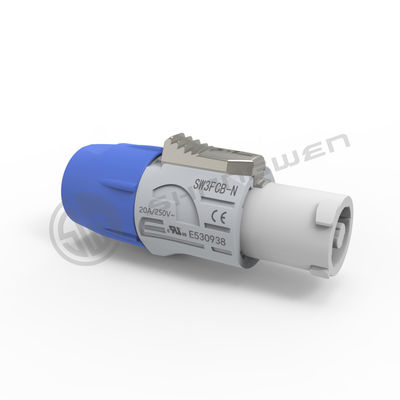 20A 250V mạch điện kết nối trong nhà 3 dây dẫn kết nối Powercon
