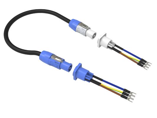 250v AC Powercon Connector Female Socket Connector Ip44 Cho màn hình LED