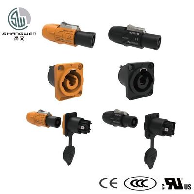 Kết nối màn hình LED 250V 3Pin nam màu xanh LED Powercon kết nối phích nối khung gầm cho phụ kiện điện tử công nghiệp