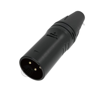 Logo tùy chỉnh ngoài trời chống nước 3 pin XLR đầu nối nam 7.5A Điện âm thanh video ổ cắm nữ với thép kẽm